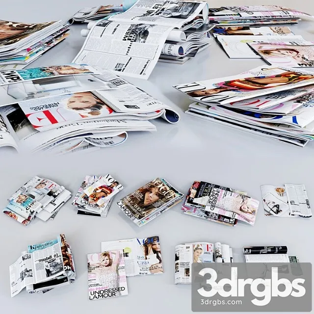 Journal set 5 3D Model Download