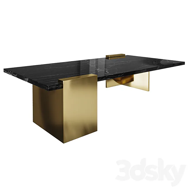 JOURNAL TABLE NERO 3D Model
