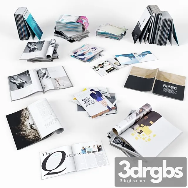 Journals set 3D Model Download