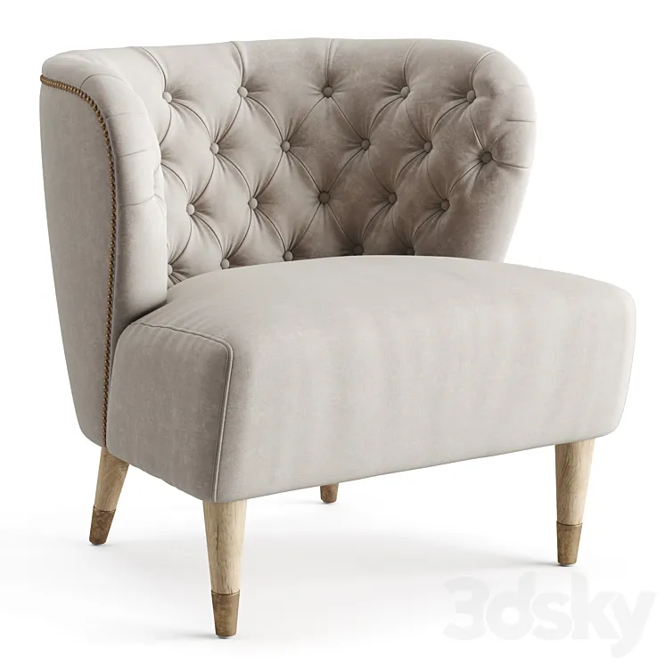 Joy Armchair LuxDeco 3D Model Free Download