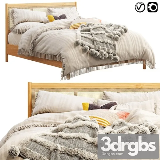 Joybird Cleo Bed 3D Model Download