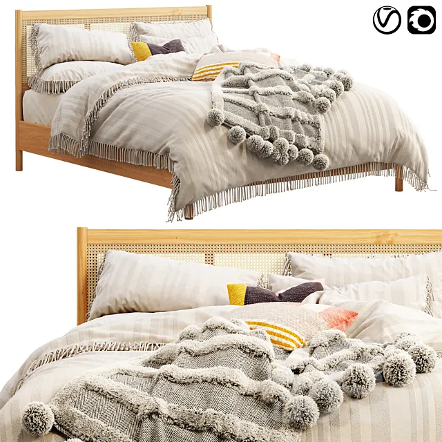 Joybird cleo bed 3DModel Joybird cleo bed 3DModel