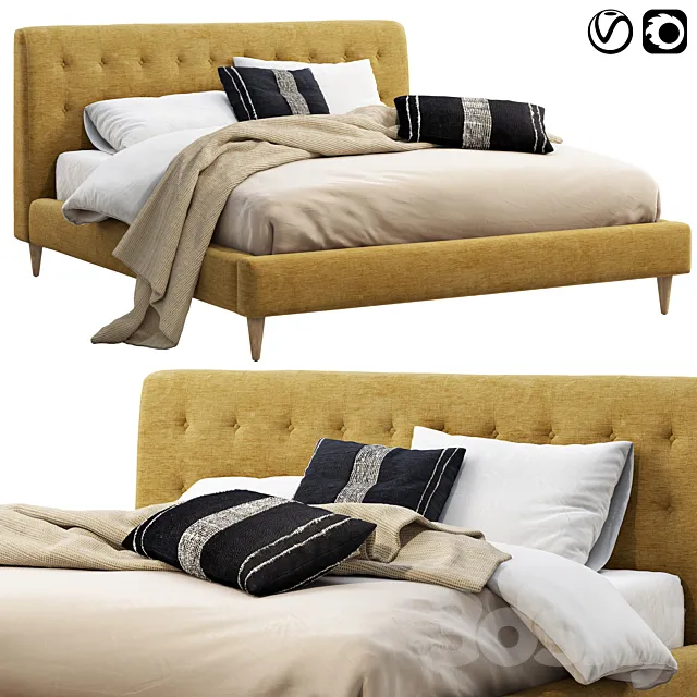 Joybird eliot bed 3D Model Joybird eliot bed 3D Model