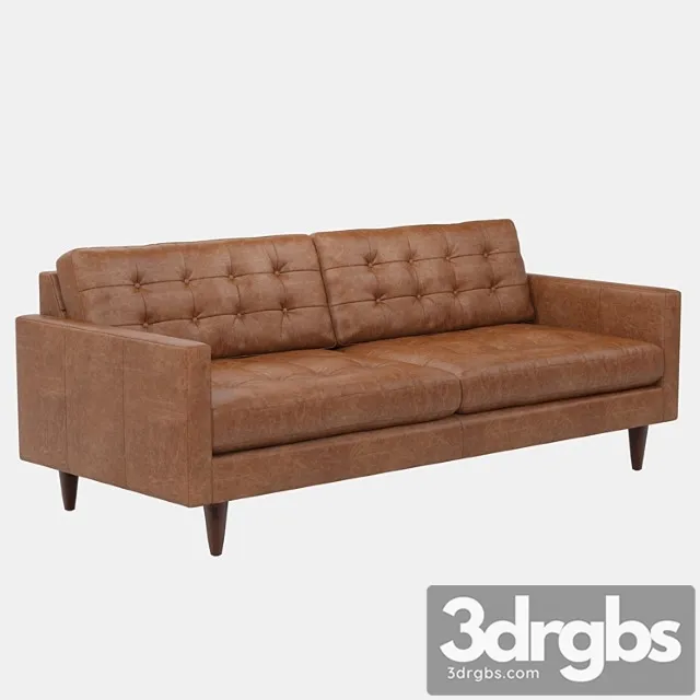 Joybird Eliot Leather Sofa 3D Model Download