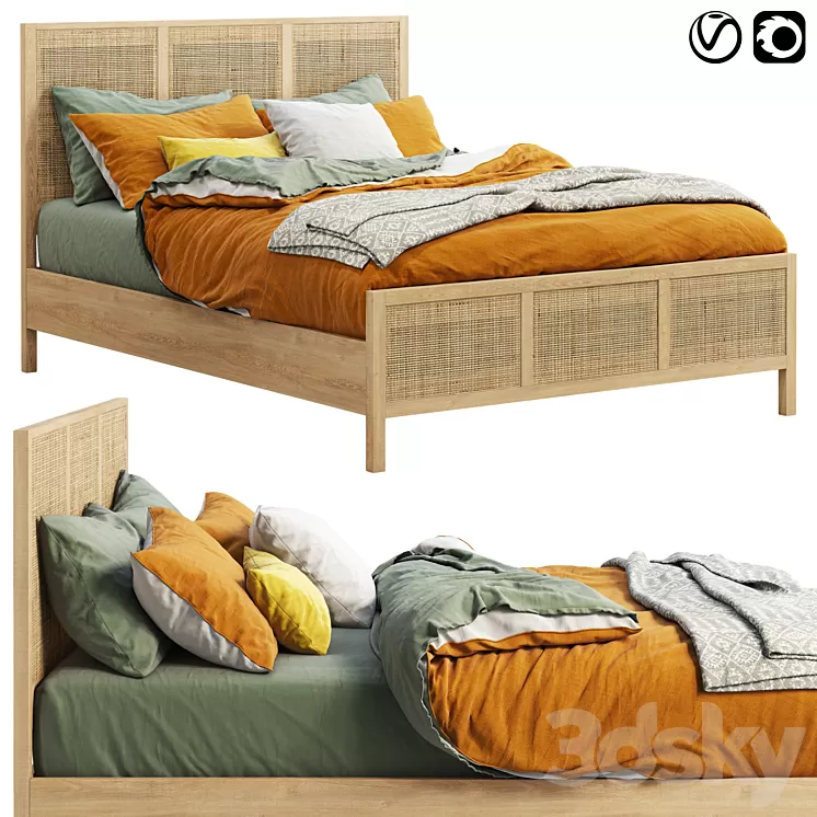 Joybird Florence bed 3D Model Free Download