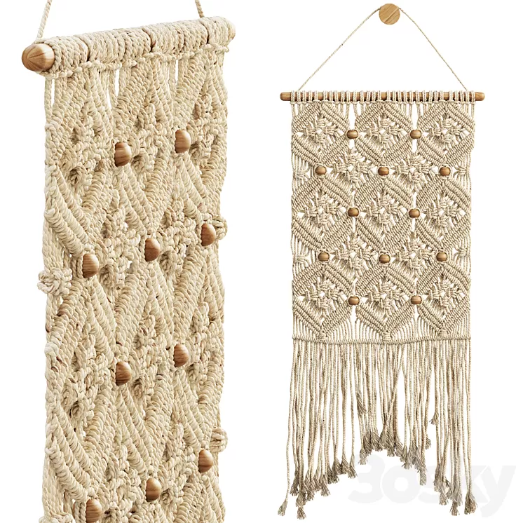 Joybird Reeve Wall Hanging 3D Model Free Download