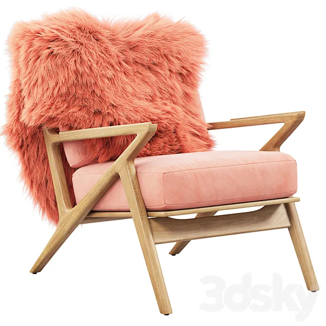 Joybird Soto Concave Arm Chair 2 3DModel Joybird Soto Concave Arm Chair 2 3DModel