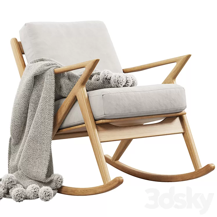Joybird Soto Rocking Chair (3 options) 3D Model Free Download Joybird Soto Rocking Chair (3 options) 3D Model Free Download
