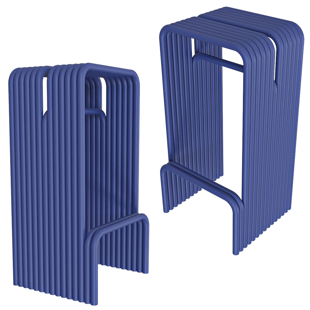 Joyf  – Semi-bar stool Tube 3D Model