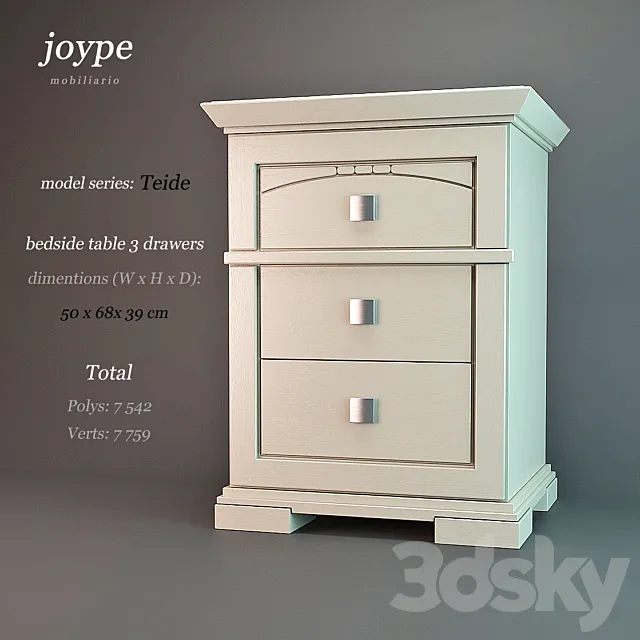 Joype bedside table 3DModel