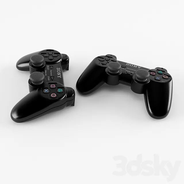 Joystick Sony 3D Model