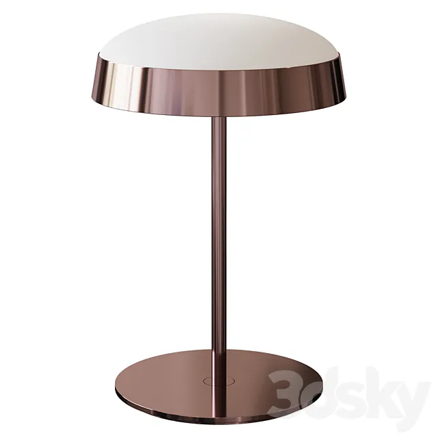 JOZA ROSE GOLD TABLE LAMP Aggiolight 3D Model JOZA ROSE GOLD TABLE LAMP Aggiolight 3D Model