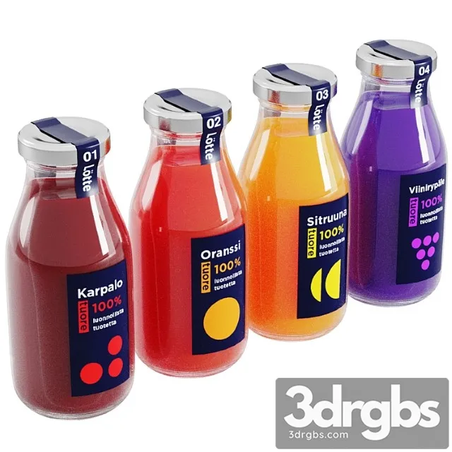 Juice lotte 3D Model Download