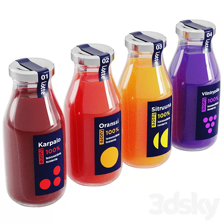 juice lotte 3D Model