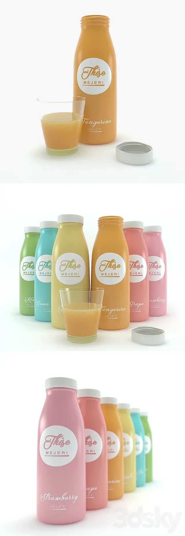 juices 3DModel juices 3DModel