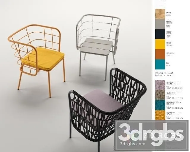 Jujube SP INT Armchair 3D Model Download