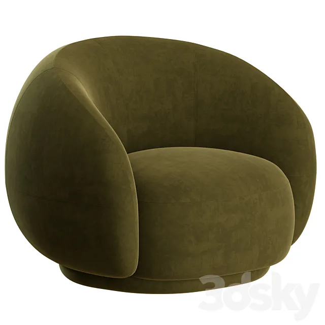 Julep armchair by tacchini 3DModel Julep armchair by tacchini 3DModel
