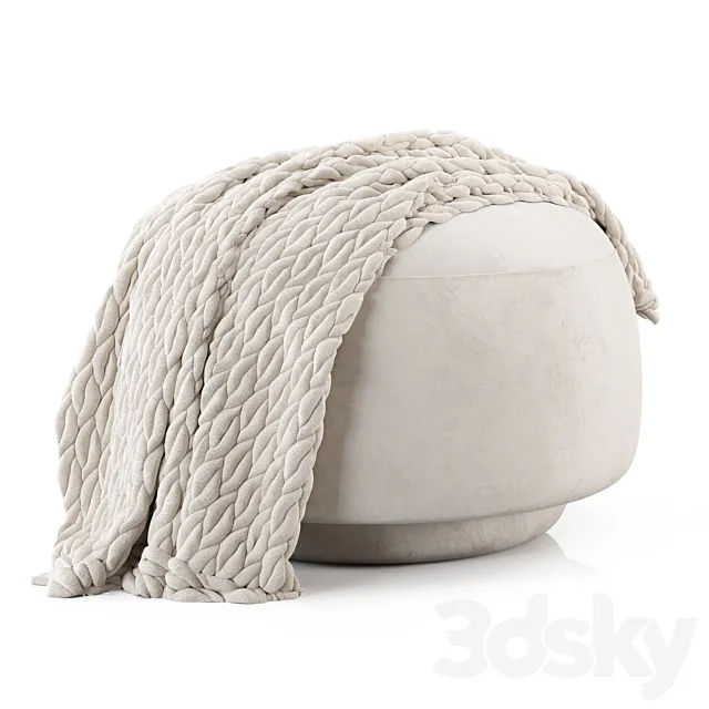 Julep Ottoman by Tacchini 3D Model