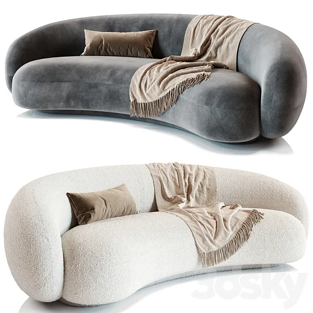 Julep Sofa By Tacchini 3D Model Julep Sofa By Tacchini 3D Model