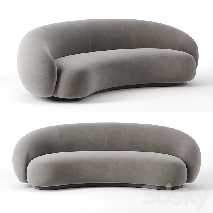 Julep Sofa by Tacchini 3D Model Julep Sofa by Tacchini 3D Model