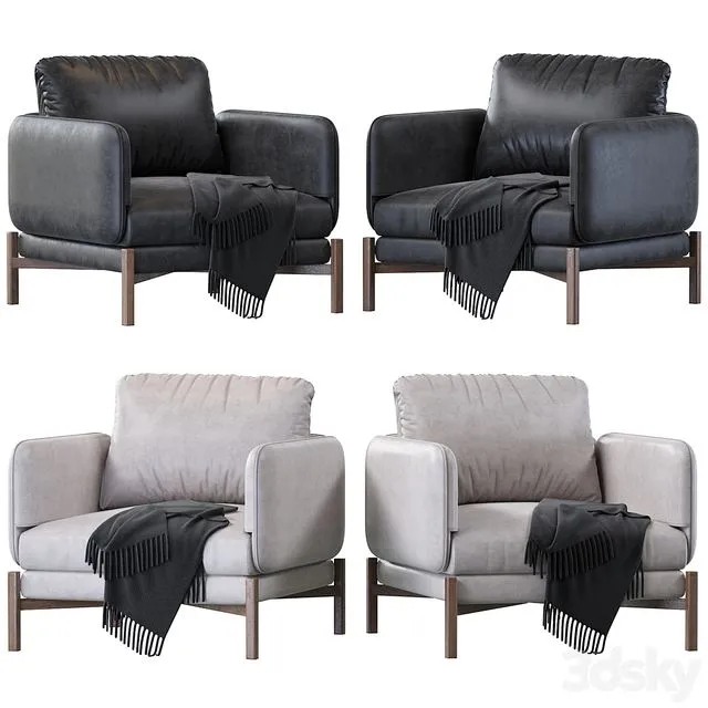 JULES (armchair) 3D Model