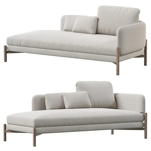 JULES (chaiselongue) 3D Model JULES (chaiselongue) 3D Model