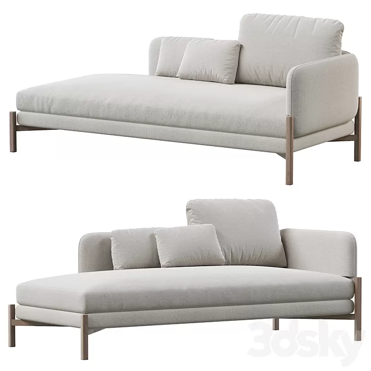JULES (chaiselongue) 3D Model JULES (chaiselongue) 3D Model