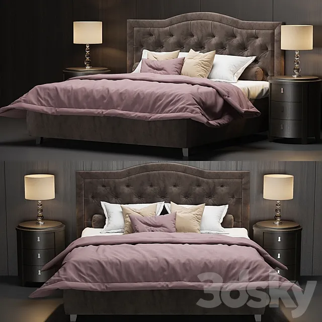 Julia Lilu Art Bed 3D Model Julia Lilu Art Bed 3D Model