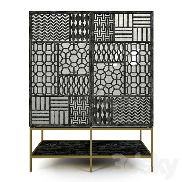 Julian Chichester Tito Cabinet 3D Model