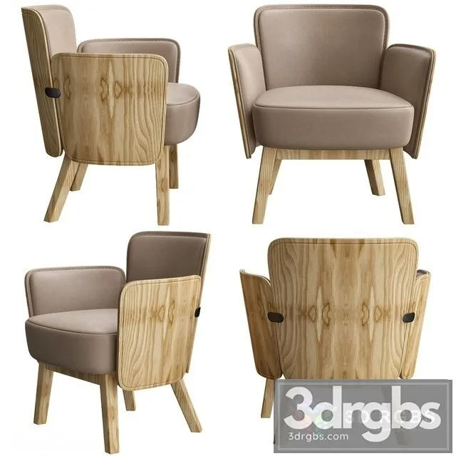 Julius Easy Chair 3D Model Download