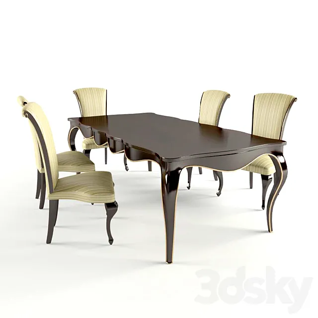 Julyet stol stul 3D Model Julyet stol stul 3D Model