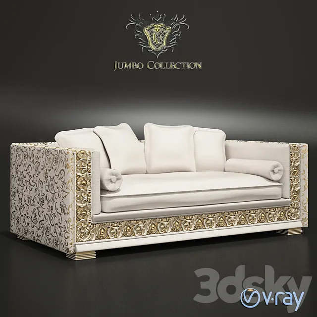 Jumbo Alchymia sofa 3D Model Jumbo Alchymia sofa 3D Model