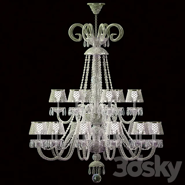 Jumbo Chandeliers Lamp Cha8-BOH \ 333 3D Model Jumbo Chandeliers Lamp Cha8-BOH \ 333 3D Model