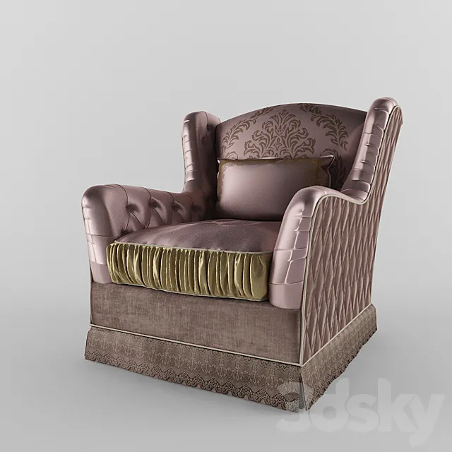 Jumbo Collection Hermes 95x100x93h 3D Model