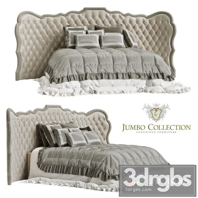 Jumbo Collection Pleasure Bed 3D Model Download