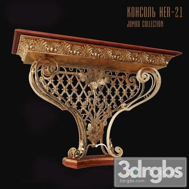 Jumbo Her 21 Console 3D Model Download