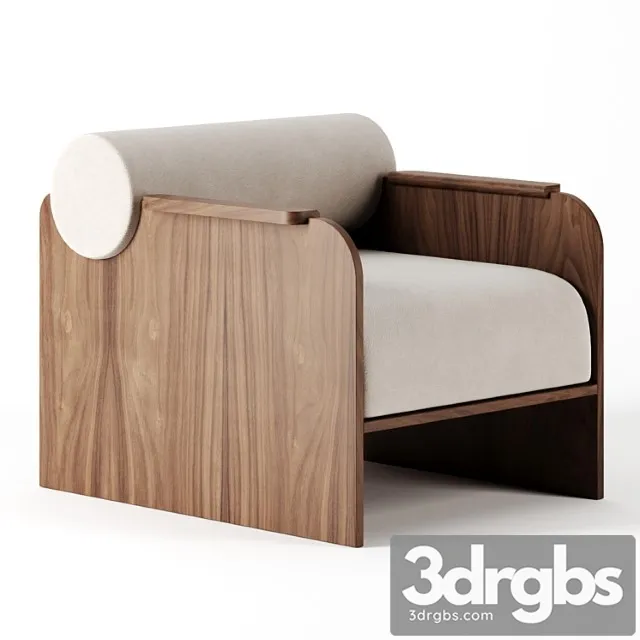 June Lounge Chair by Crump and Kwash 3D Model Download