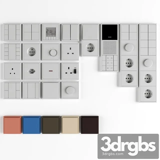 Jung Le Corbusier Electricity 3D Model Download