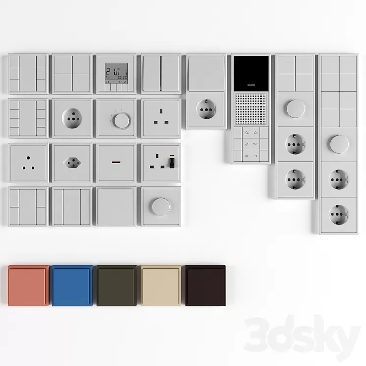 jung. le corbusier. electricity. 3D Model