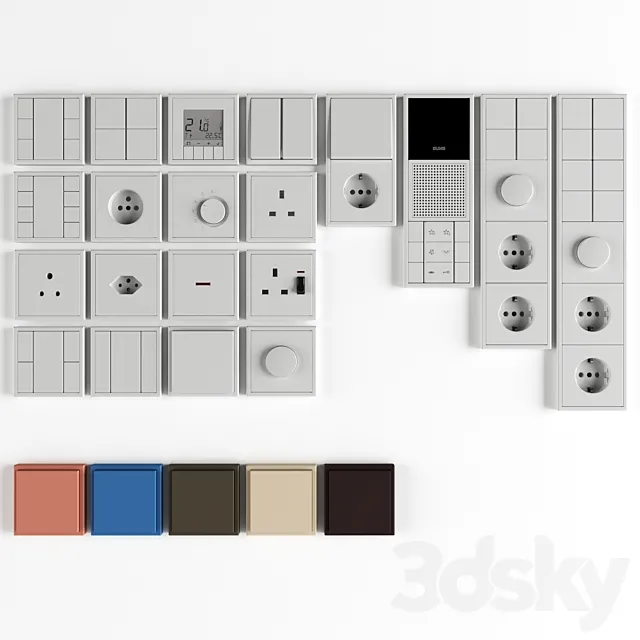 jung. le corbusier. electricity. 3DModel