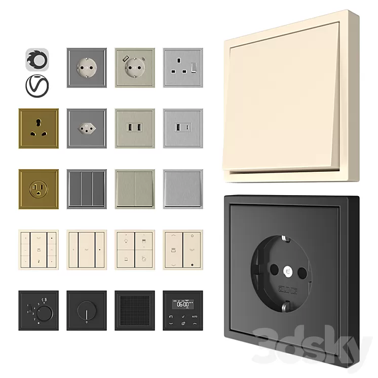 Jung LS 990 3D Model