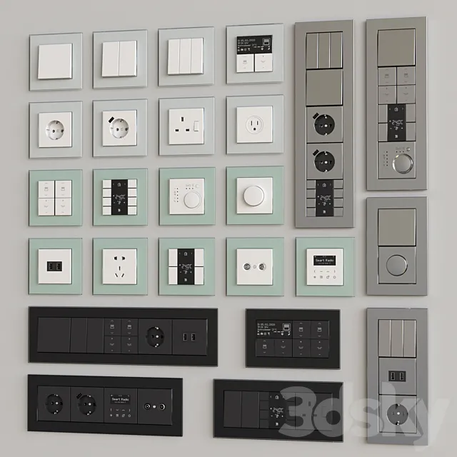 Jung LS plus 3D Model Jung LS plus 3D Model