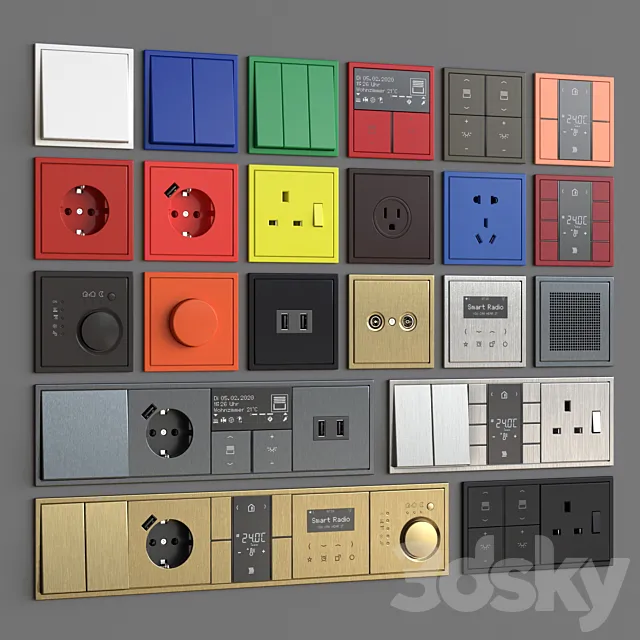 Jung ls zero 3DModel Jung ls zero 3DModel