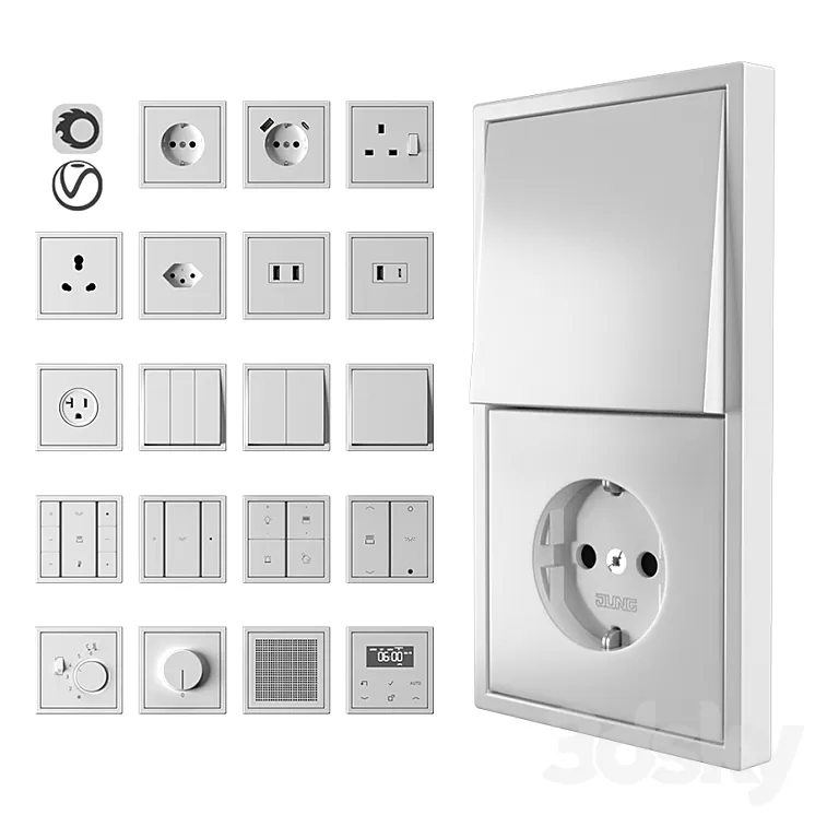 Jung series LS 3D Model