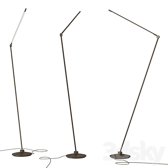Juniper Thin floor lamp 3D Model Juniper Thin floor lamp 3D Model