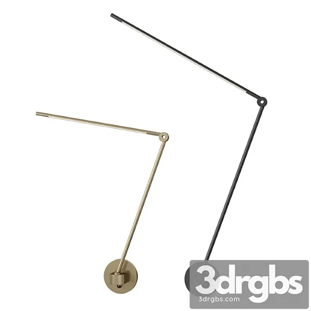 Juniper thin task lamp with wall mount Juniper thin task lamp with wall mount