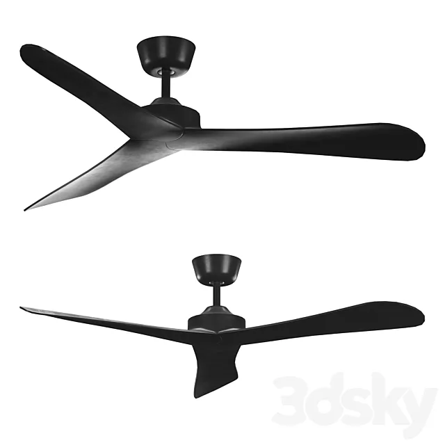 Juno DC Ceiling Fan 3D Model