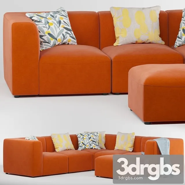 Juno modular sofa 2 3D Model Download Juno modular sofa 2 3D Model Download