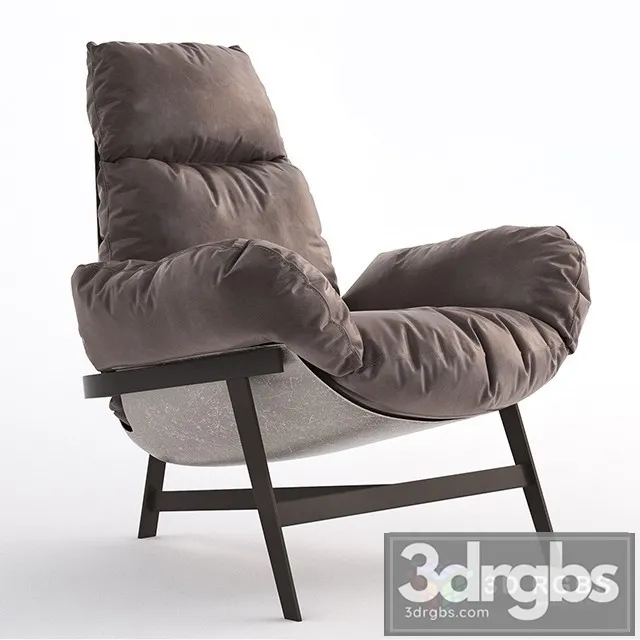 Jupiter Lite Armchair 3D Model Download