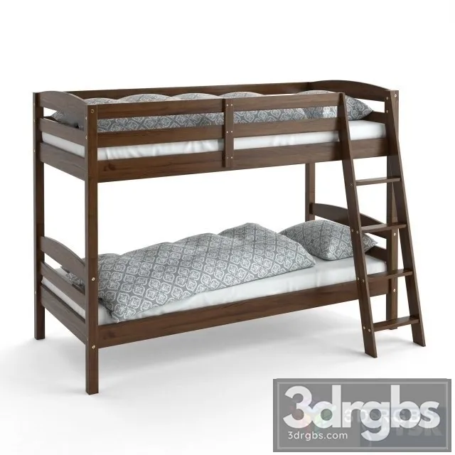 Jysk Assens Bed 3D Model Download